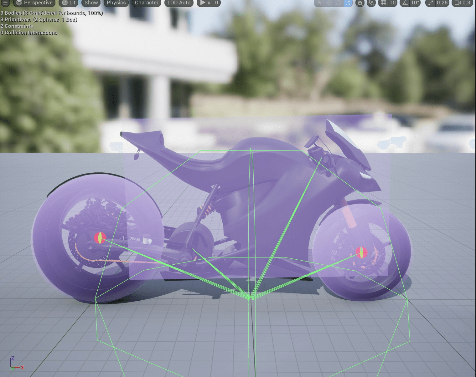 Endless Bike Run workflow collage showing highway layout and bike setup