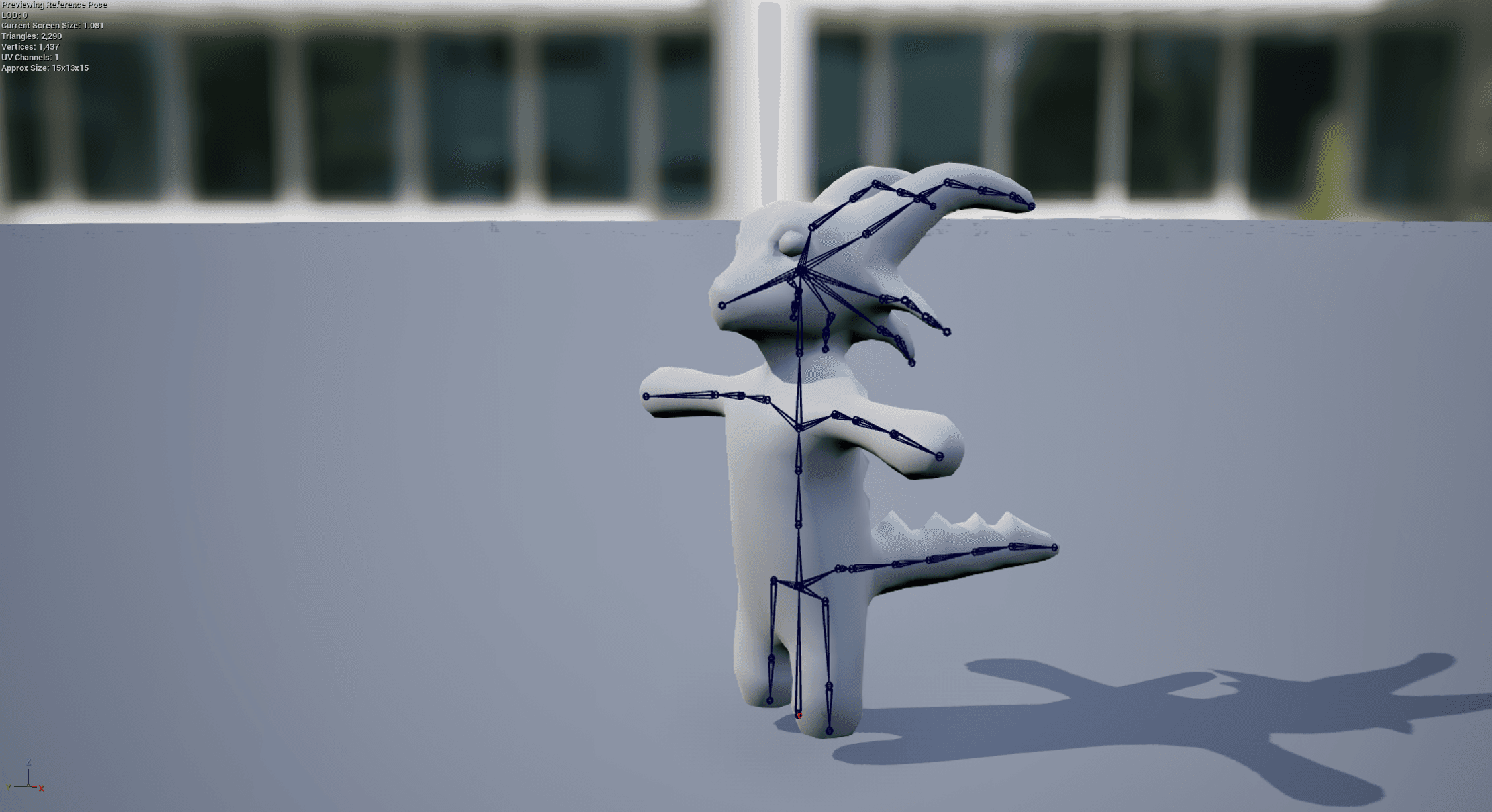 Custom rig setup for Chunky used in the character pipeline